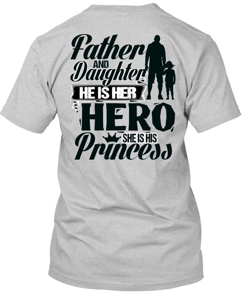 Father And Daughter T Shirt, I Love Papa T Shirt