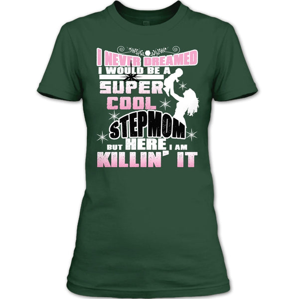 A black t-shirt with the shopify logo