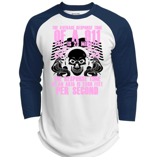 The Average Response Time Of A 911 T Shirt, I Love Dispatcher T Shirt, Awesome T-Shirts  (Polyester Game Baseball Jersey)