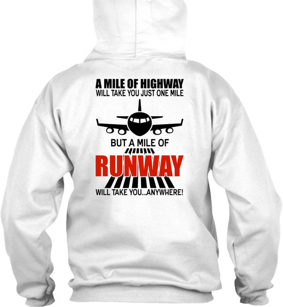 A Mile Of Highway T Shirt, I Love Pilot T Shirt