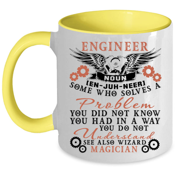 Cool Gift For Engineers Coffee Mug, Engineer Accent Mug