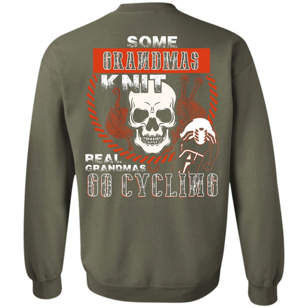 Real Grandmas Go Cycling T Shirt, I Love Biker Sweatshirt