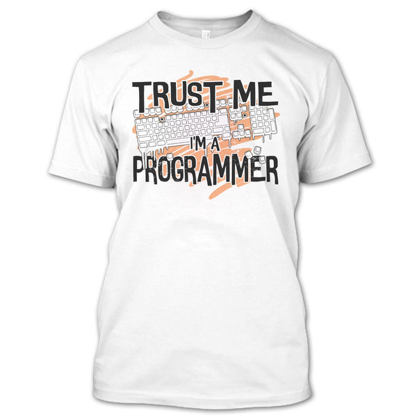 A black t-shirt with the shopify logo