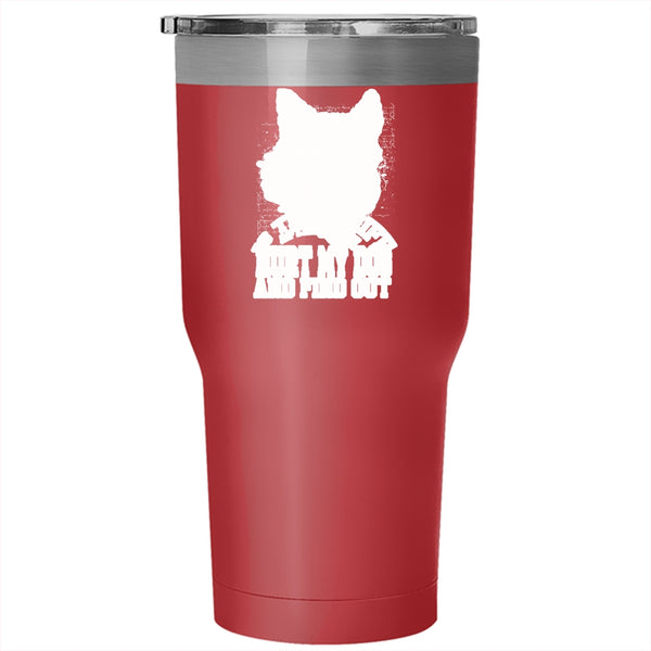 Don't Hurt My Dog Tumbler 30 oz Stainless Steel, Cool Gift For Dog Owner Travel Mug