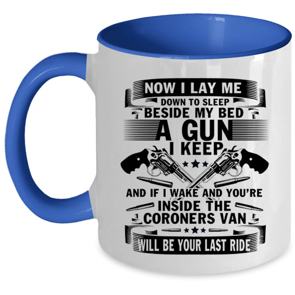 Coroners Van Coffee Mug, Now I Lay Me Down To Sleep Accent Mug