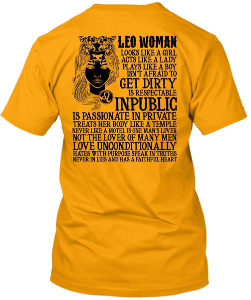 Leo Woman T Shirt, I Love Leo T Shirt