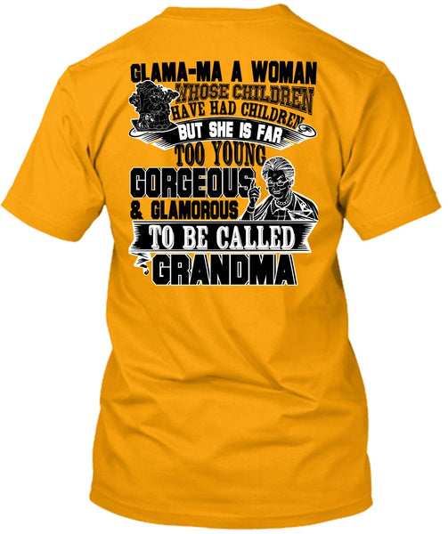Glamorous To Be Called Grandma T Shirt, I Love Nana T Shirt