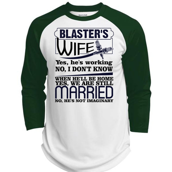 Blaster's Wife T Shirt, I Love Wife T Shirt, Awesome T-Shirts  (Polyester Game Baseball Jersey)