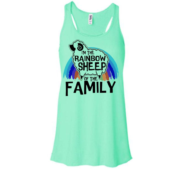 I'm The Rainbow Sheep Of Family T Shirt, Gift For Gay Tank Top