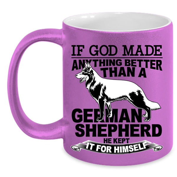 Awesome Dog Lovers Coffee Mug, Cool German Shepherd Accent Mug