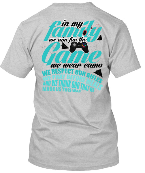 We Aim For The Game T Shirt, I Love Gaming T Shirt