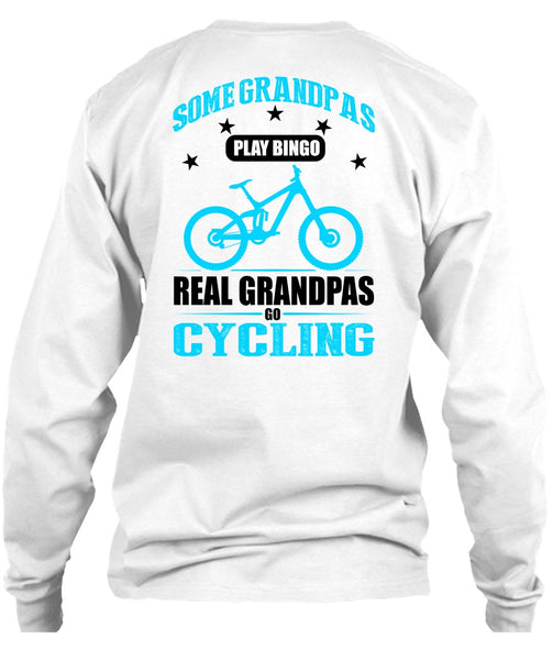 Real Grandpas Go Cycling T Shirt, I Love Biking T Shirt