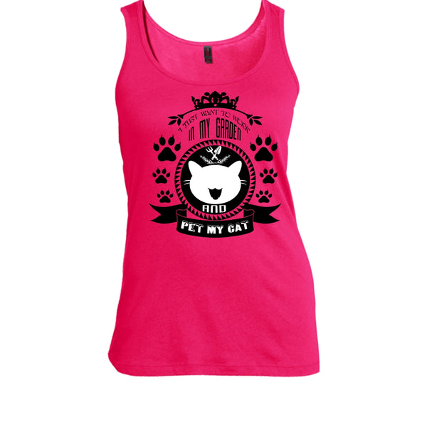 I Just Want To Work In My Garden Shirt, My Cat Shirt