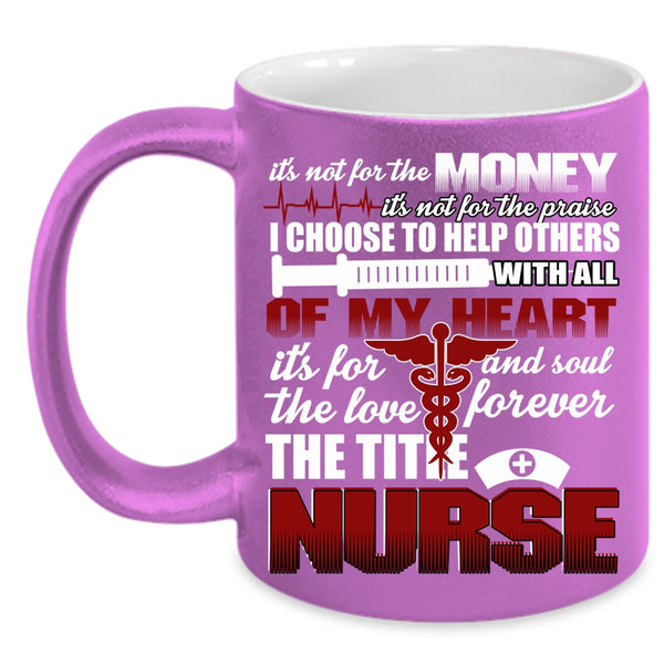 The Title Nurse Coffee Mug, Cute Gift For Nurses Coffee Cup