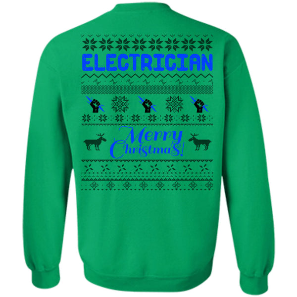 Winter Holiday T Shirt, Electrician Merry Christmas Sweatshirt