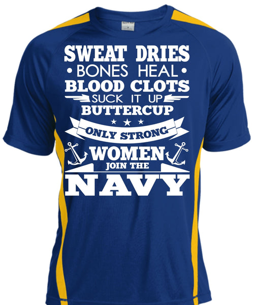 Women Join The Navy T Shirt, Sweat Dries T Shirt, Cool Shirt