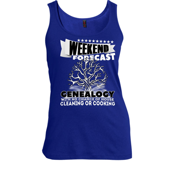 Weekend Forecast Genealogy T Shirt, Coolest Genealogy T Shirt, Cool T Shirt