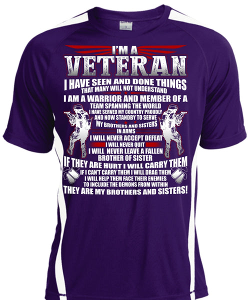 I'm A Veteran T Shirt, My Brothers And Sisters T Shirt, Cool Shirt