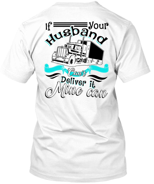 A black t-shirt with the shopify logo