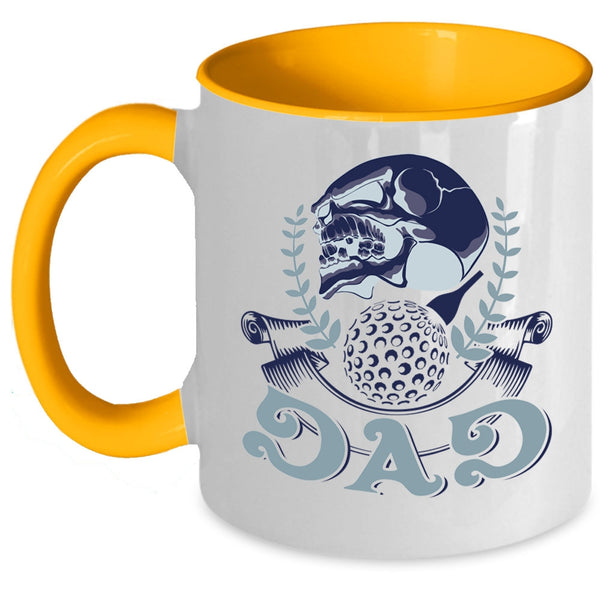 Cool Gift For Golf Dad Coffee Mug, Golf Dad Accent Mug