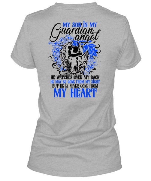 My Son Is My Guardian Angel T Shirt, I Love Son T Shirt