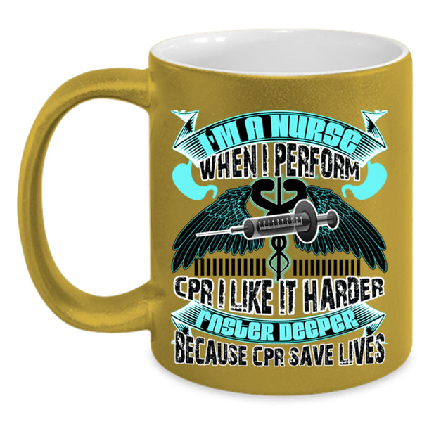 Cool Nurses Coffee Mug, I'm A Nurse Accent Mug