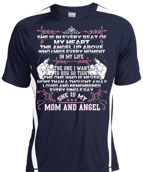She Is My Mom And Angel T Shirt, I Love Mom T Shirt, Cool Shirt