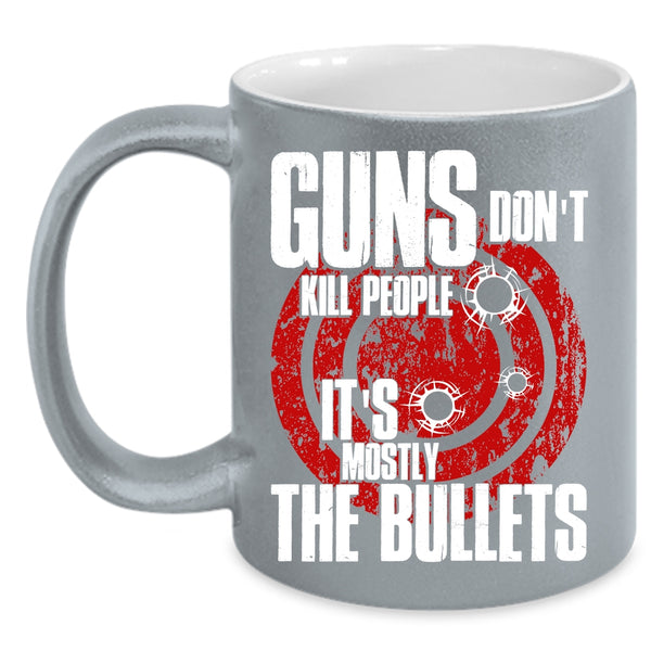 Cool Gunaholic Coffee Mug, Funny Gift For Gun Owner Coffee Cup