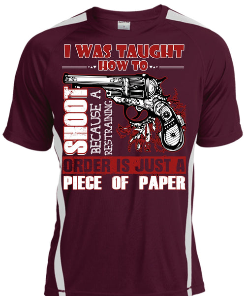 I Was Taught How To Shoot T Shirt, Being A Hunter T Shirt, Cool Shirt