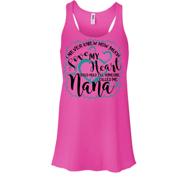 How Much Love My Heart T Shirt, Gift For Nana Tank Top