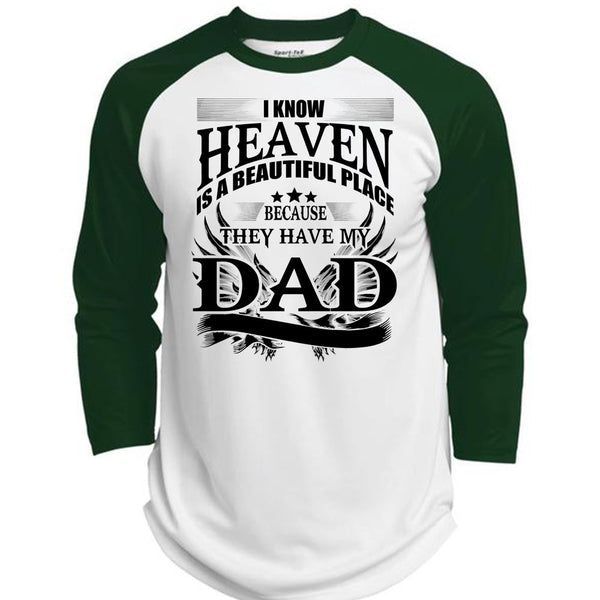 They Have My Dad T Shirt, I Love Dad T Shirt, Awesome T-Shirts  (Polyester Game Baseball Jersey)