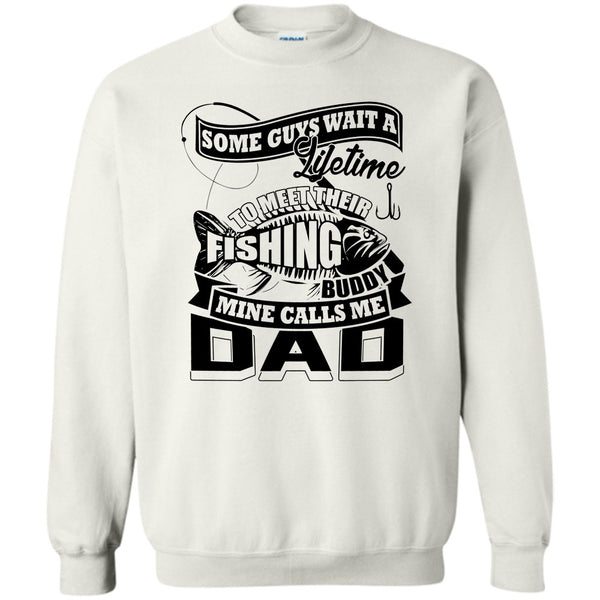 Coolest Fishing Dad T Shirt, Their Fishing Buddy Sweatshirt