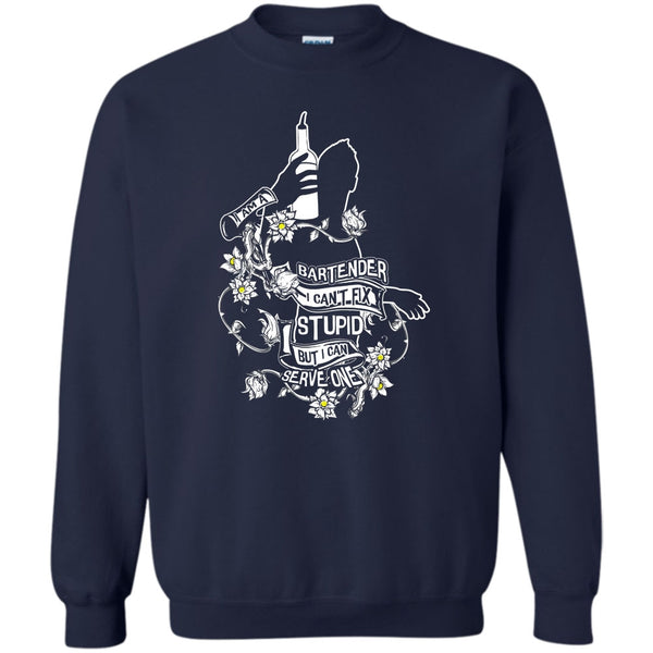 I Can Serve One T Shirt, Coolest Bartender Sweatshirt