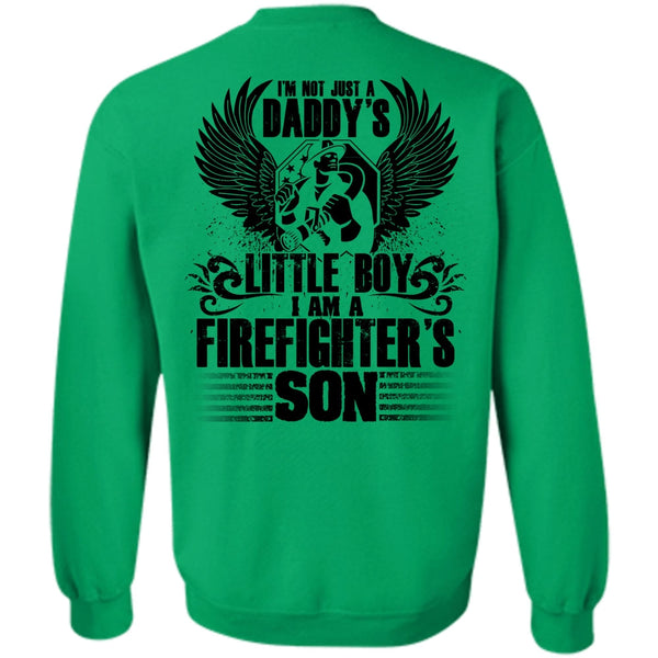 I Love Firefighter T Shirt, Daddy's Little Boy Sweatshirt