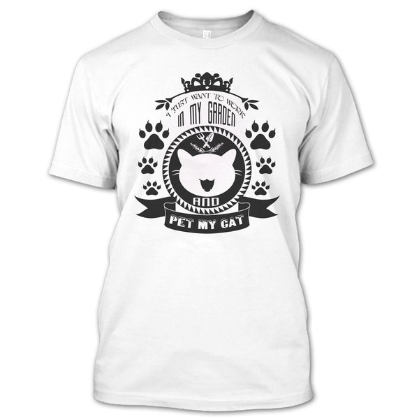 A black t-shirt with the shopify logo