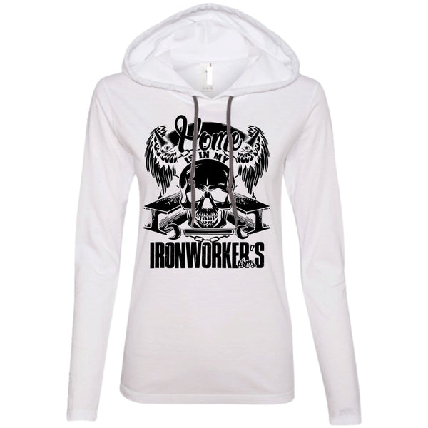 A black t-shirt with the shopify logo