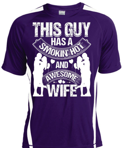 Smoking Hot And Awesome Wife T Shirt, My Family WarmBeing A Husband T Shirt, Cool Shirt