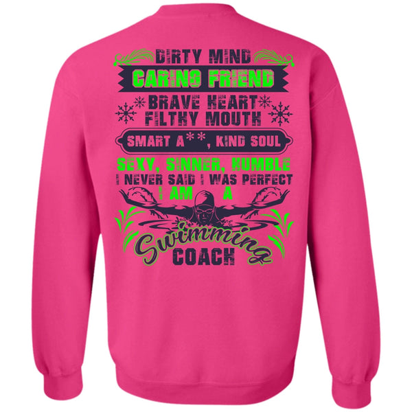 I Love Swimming T Shirt, I Am A Swimming Coach Sweatshirt