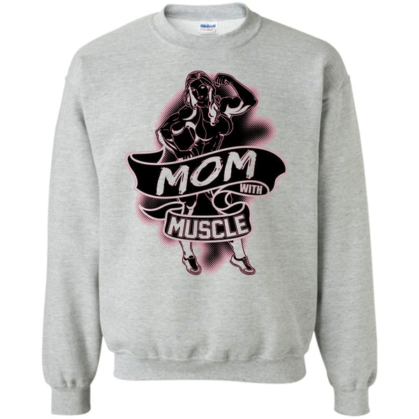 Coolest Gymming T Shirt, Mom With Muscle Sweatshirt