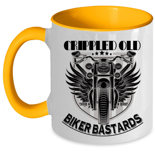 Biker Bastards Coffee Mug, Crippled Old Accent Mug