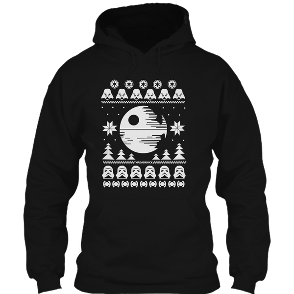 A black t-shirt with the shopify logo