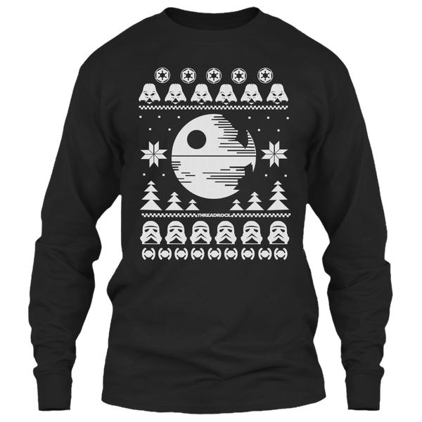 A black t-shirt with the shopify logo