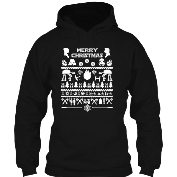 A black t-shirt with the shopify logo