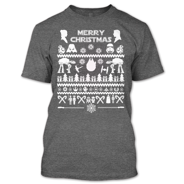 A black t-shirt with the shopify logo