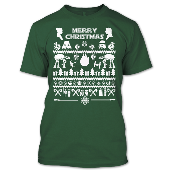 A black t-shirt with the shopify logo