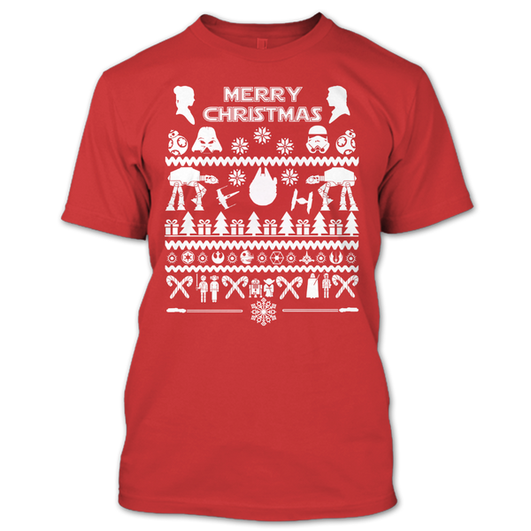 A black t-shirt with the shopify logo