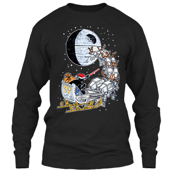 A black t-shirt with the shopify logo