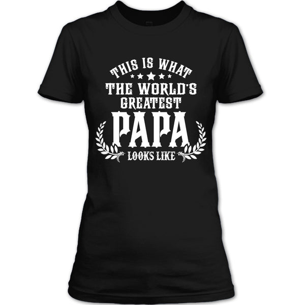 A black t-shirt with the shopify logo