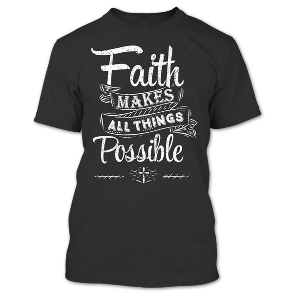 A black t-shirt with the shopify logo