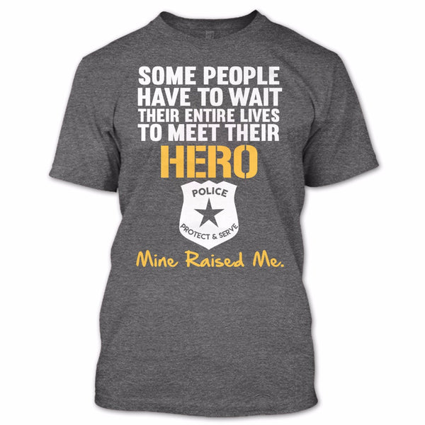 A black t-shirt with the shopify logo